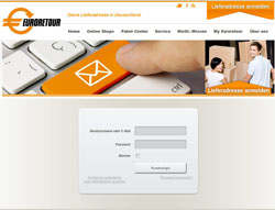 Euroretour Internetseite