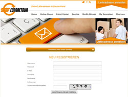 Euroretour Internetseite